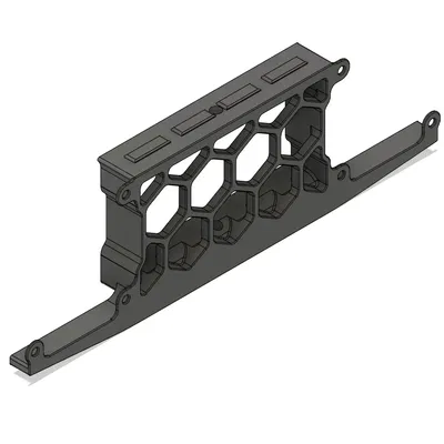 Giá đỡ quạt giữa rộng cho Voron 2.4 với vỏ bên