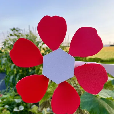 Chong chóng Vườn Kép - In Dễ Dàng, Lắp Ghép