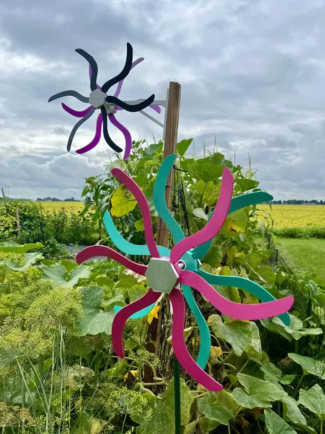 Chong chóng Vườn Kép - In Dễ Dàng, Lắp Ghép - Image 5