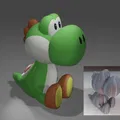 Yoshi dễ thương với thiết kế in 3D đơn giản - Thumbnail 1