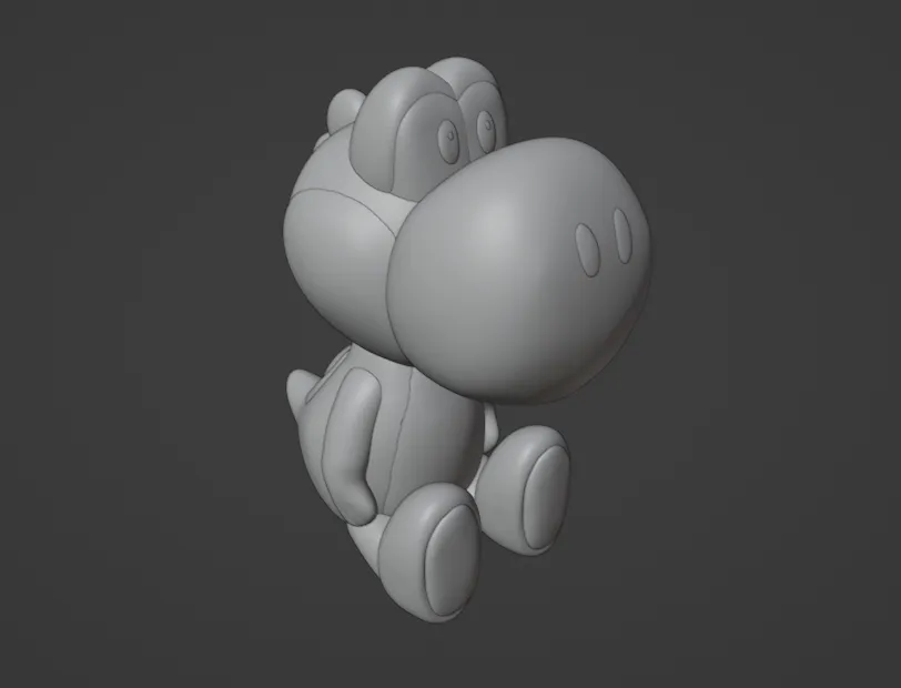 Yoshi dễ thương với thiết kế in 3D đơn giản - Image 3