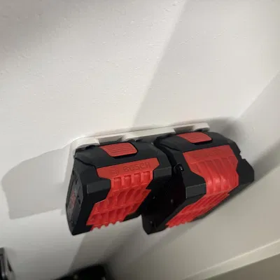 Giá đỡ pin Bosch 18V - Nhiều pin