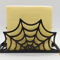 Giá đỡ khăn ăn hình mạng nhện cho bàn tiệc Halloween - Thumbnail 1