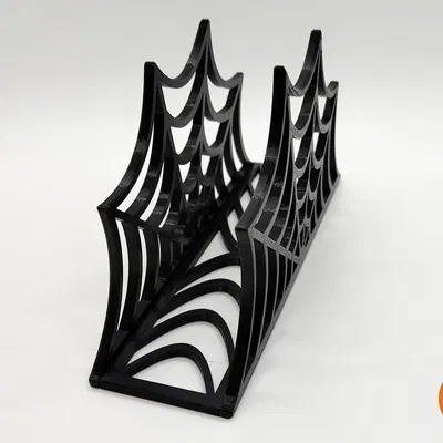 Giá đỡ khăn ăn hình mạng nhện cho bàn tiệc Halloween