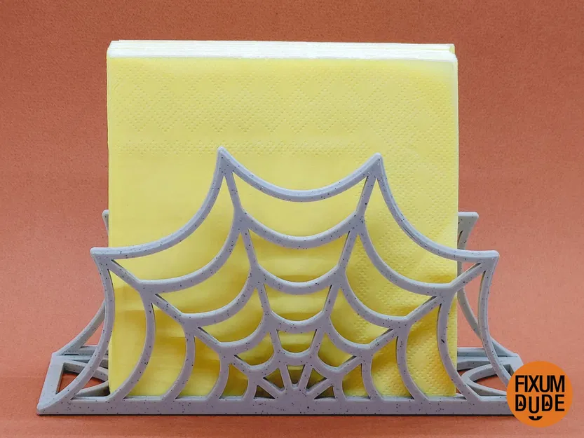 Giá đỡ khăn ăn hình mạng nhện cho bàn tiệc Halloween - Image 5