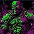 Nhân vật Swamp Thing neon từ DC với màu sắc độc đáo - Thumbnail 1