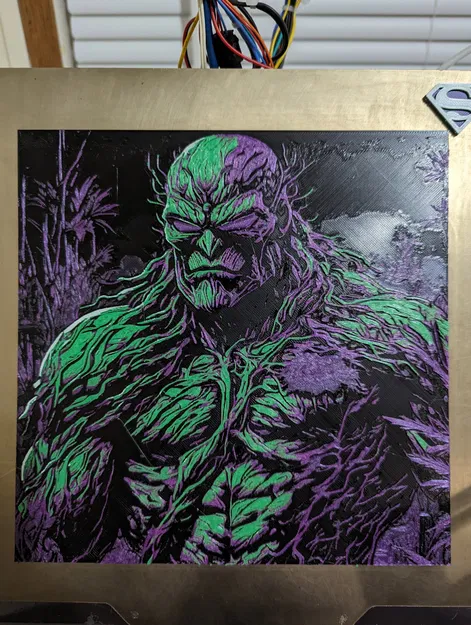 Nhân vật Swamp Thing neon từ DC với màu sắc độc đáo - Image 2