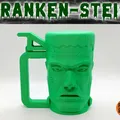 Coozie giữ lạnh hình Franken-Stein với nắp bật - Thumbnail 5