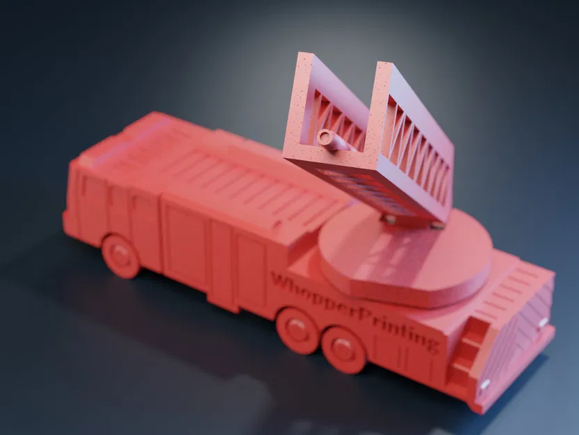 Xe Cứu Hỏa In Tại Chỗ - Phiên Bản Miễn Phí - Image 9