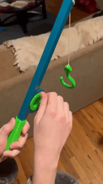 Cần Câu Cá Trong Bồn Tắm Với Cuộn Dây Quay - Image 4