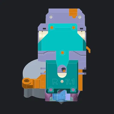 Cải tiến x-carriage MK3S+ với thiết kế hai phần dễ thay thế