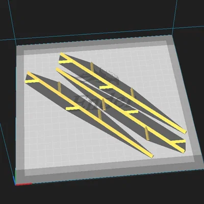 Cọc hỗ trợ cây nhỏ với thiết kế tam giác đơn giản
