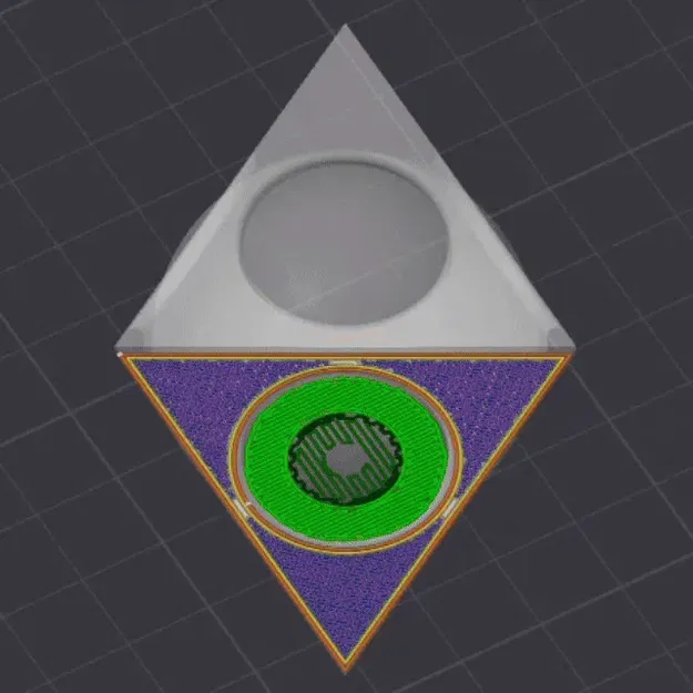 Cầu xoay bên trong khối bát diện | Đồ chơi fidget in-place - Image 3