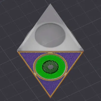 Cầu xoay bên trong khối bát diện | Đồ chơi fidget in-place