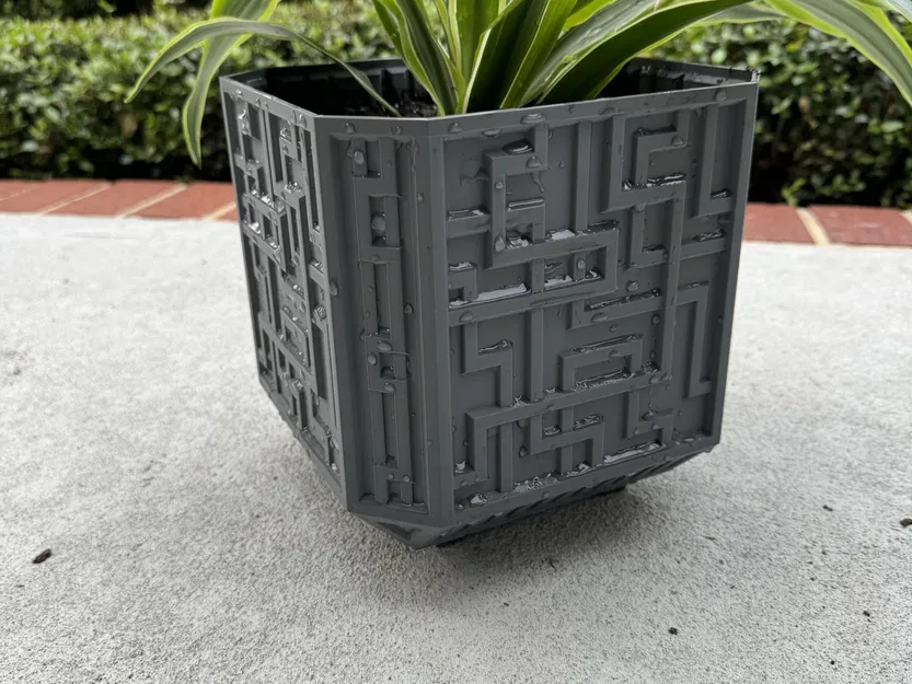 Chậu cây ngoài hành tinh với chân thoát nước - Image 5