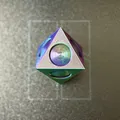Cầu xoay bên trong khối bát diện | Đồ chơi fidget in-place - Thumbnail 9