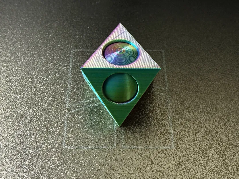 Cầu xoay bên trong khối bát diện | Đồ chơi fidget in-place - Image 10