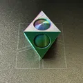 Cầu xoay bên trong khối bát diện | Đồ chơi fidget in-place - Thumbnail 10