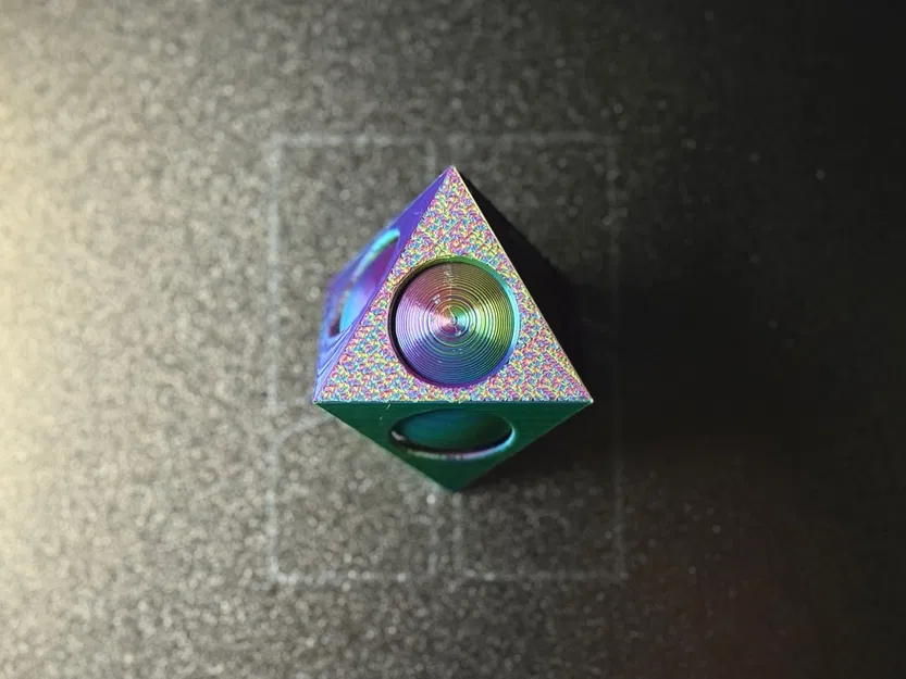 Cầu xoay bên trong khối bát diện | Đồ chơi fidget in-place - Image 11