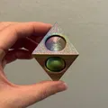 Cầu xoay bên trong khối bát diện | Đồ chơi fidget in-place - Thumbnail 13