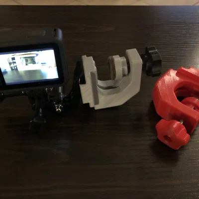 Kẹp đầu cần đàn bass/guitar cho GoPro