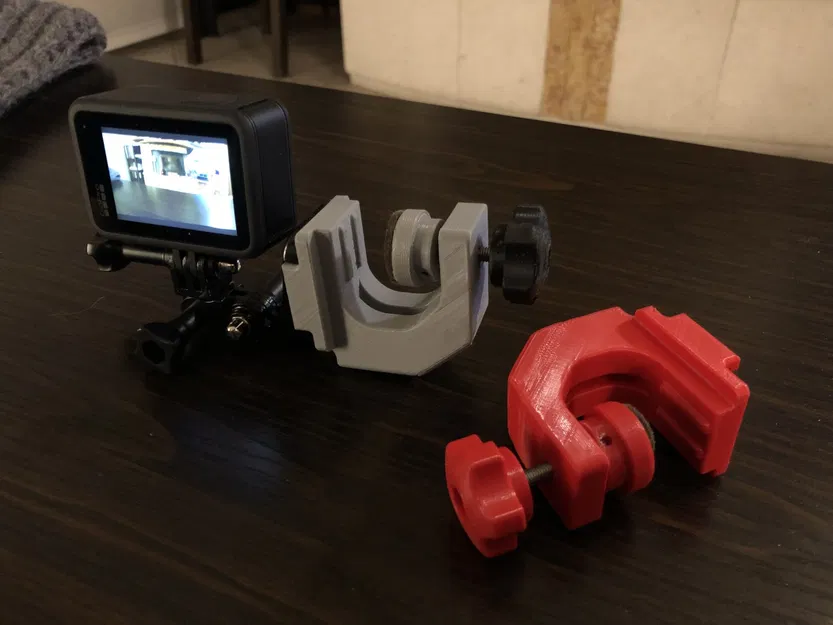 Kẹp đầu cần đàn bass/guitar cho GoPro - Image 3