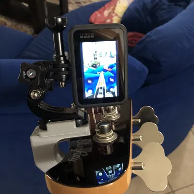 Kẹp đầu cần đàn bass/guitar cho GoPro