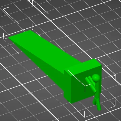 Giá đỡ cửa hình người giữ cửa độc đáo