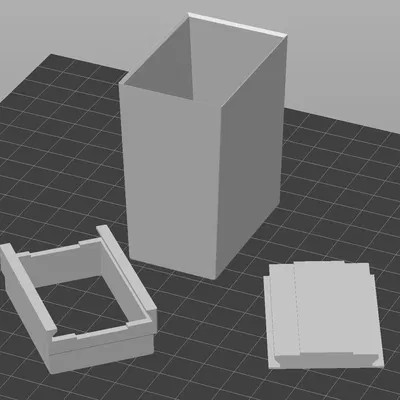 Hộp mini với nắp trượt để lưu trữ dụng cụ nhỏ