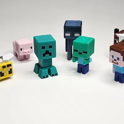 Bộ nhân vật mini Zombie lấy cảm hứng từ Minecraft