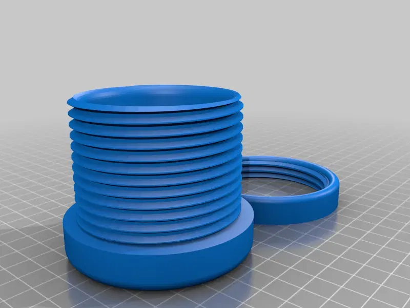 Grommet ren có thông số điều chỉnh trong OpenSCAD - Image 1