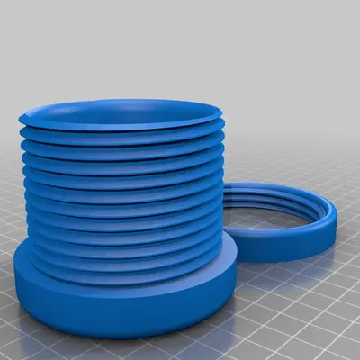 Grommet ren có thông số điều chỉnh trong OpenSCAD