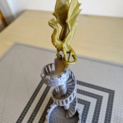 Rồng Aria cho cầu thang lâu đài Dice Tower