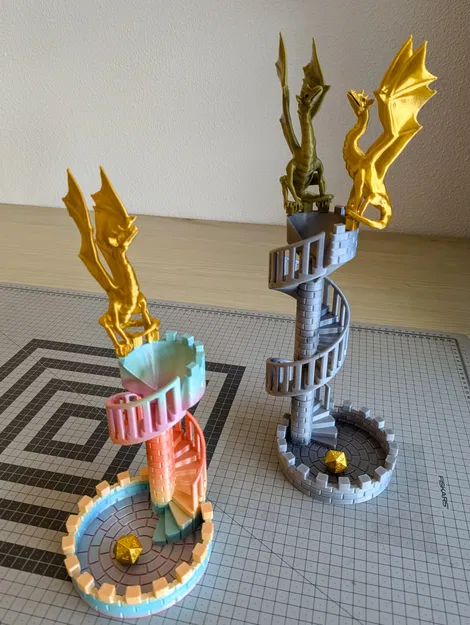 Rồng Aria cho cầu thang lâu đài Dice Tower - Image 3