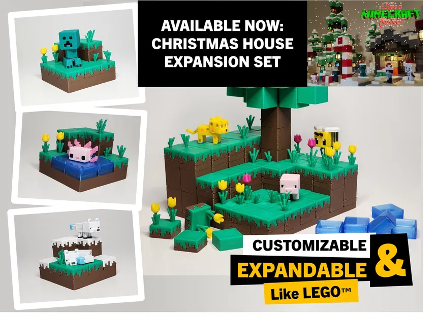 Xây dựng mô hình căn cứ/Diorama theo phong cách Minecraft - Image 1