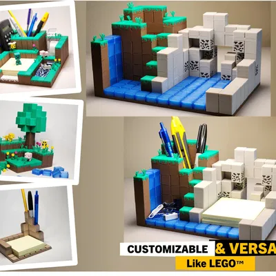 Xây dựng mô hình căn cứ/Diorama theo phong cách Minecraft