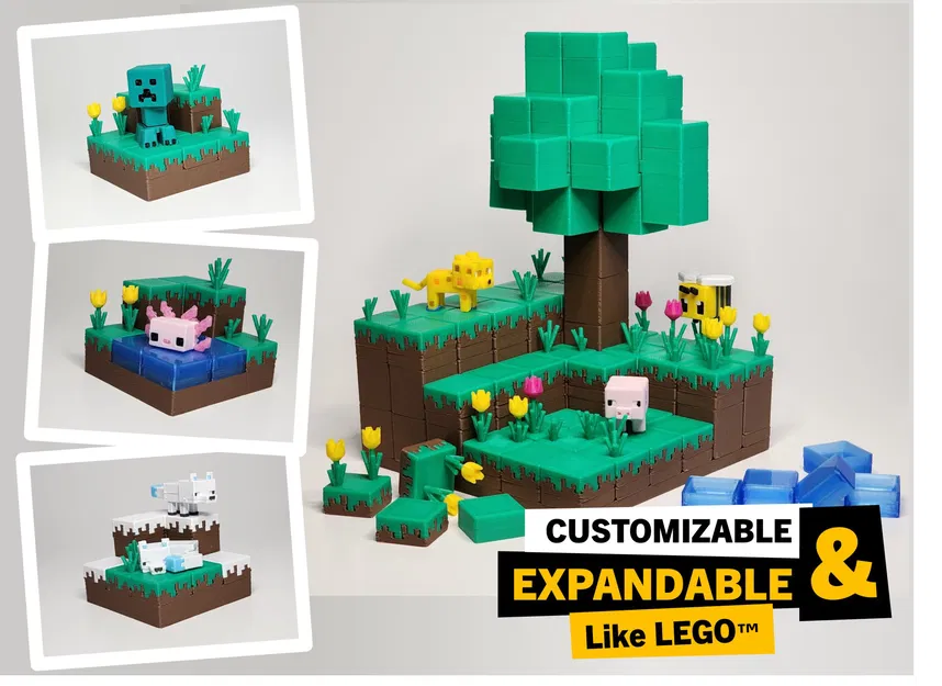 Xây dựng mô hình căn cứ/Diorama theo phong cách Minecraft - Image 7