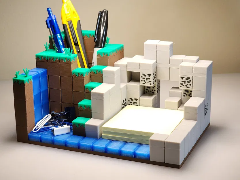 Xây dựng mô hình căn cứ/Diorama theo phong cách Minecraft - Image 11