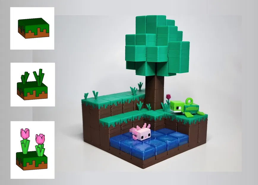 Xây dựng mô hình căn cứ/Diorama theo phong cách Minecraft - Image 13