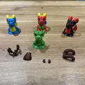 Mô hình đầu rồng nhỏ đa màu sắc - Thumbnail 4