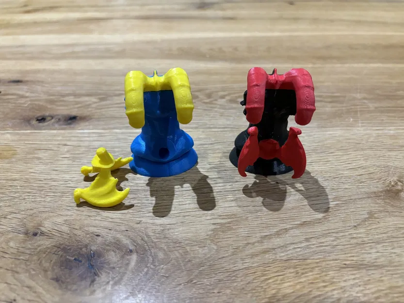 Mô hình đầu rồng nhỏ đa màu sắc - Image 8