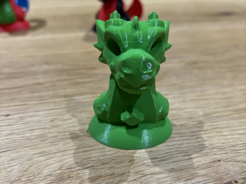 Mô hình đầu rồng nhỏ đa màu sắc - Image 11