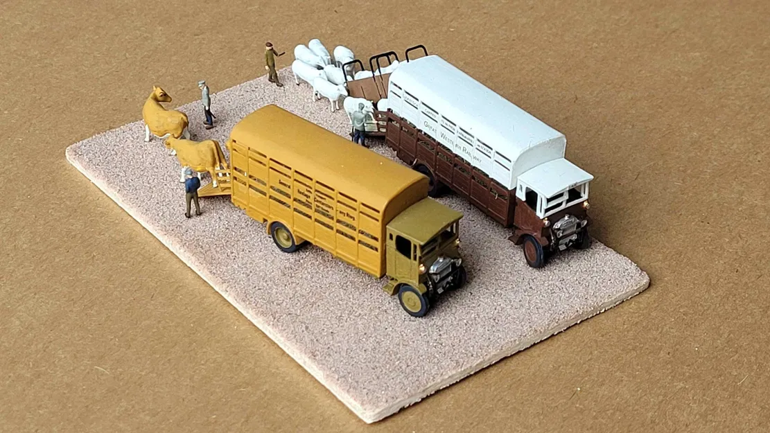 Xe tải vận chuyển gia súc Thornycroft JJ kiểu đôi tầng - Image 2