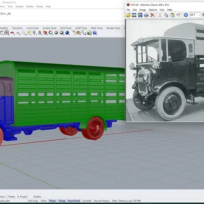 Xe tải vận chuyển gia súc Thornycroft JJ kiểu đôi tầng