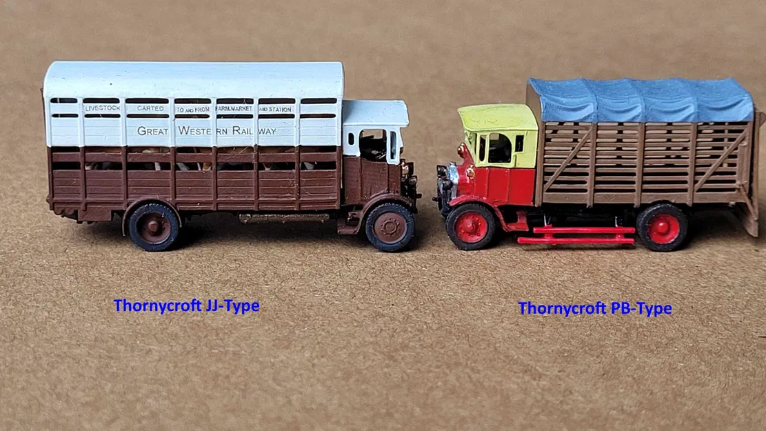 Xe tải vận chuyển gia súc Thornycroft JJ kiểu đôi tầng - Image 7