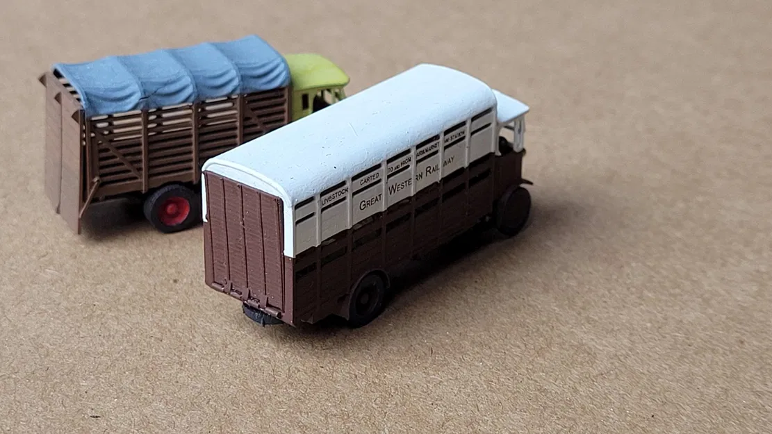 Xe tải vận chuyển gia súc Thornycroft JJ kiểu đôi tầng - Image 8