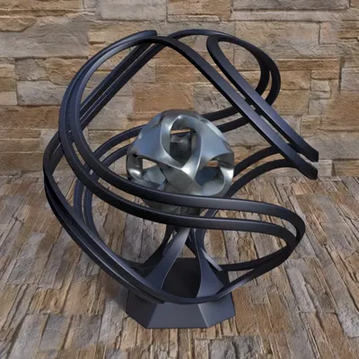 Cúp thiết kế trừu tượng giải thưởng 3DPI 2024