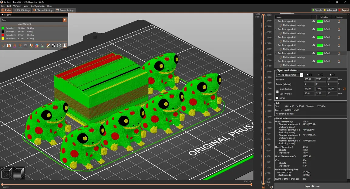 Ếch cây độc màu sắc Fred trong nghệ thuật điêu khắc - Image 2