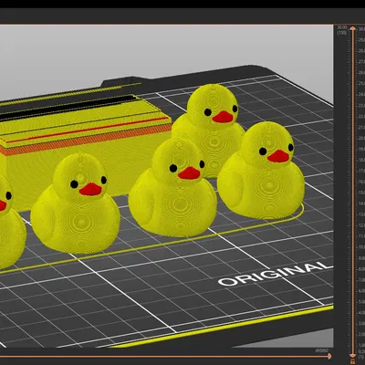 Vịt nhựa nổi nhiều màu sắc với mắt và mỏ phân loại màu
