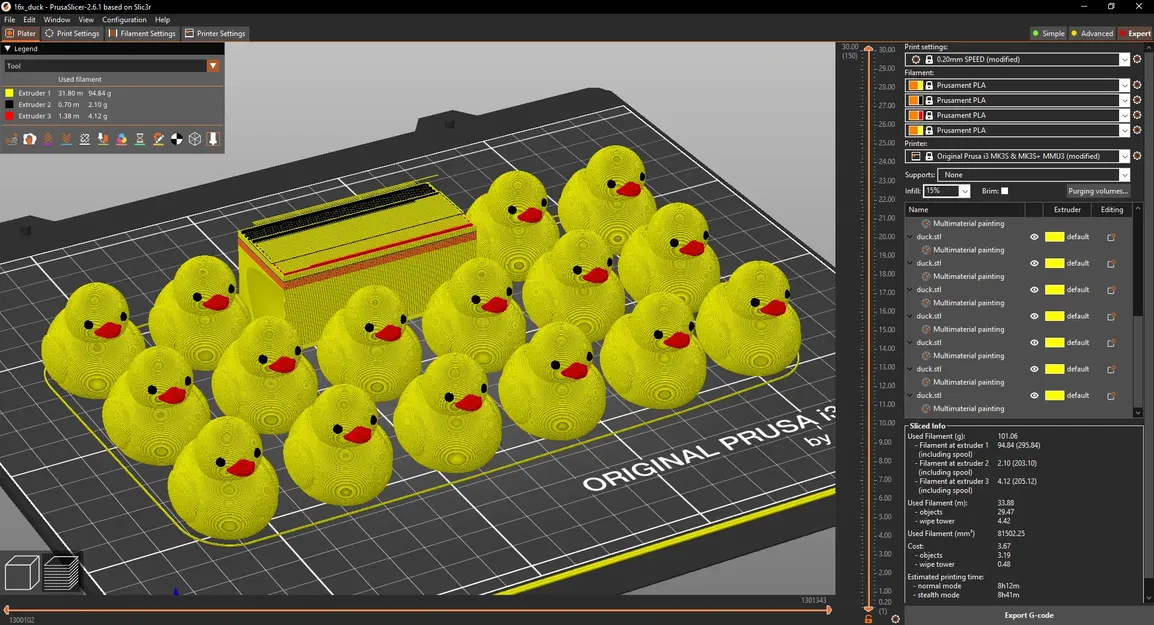 Vịt nhựa nổi nhiều màu sắc với mắt và mỏ phân loại màu - Image 3